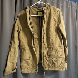 Khaki zip up jacket